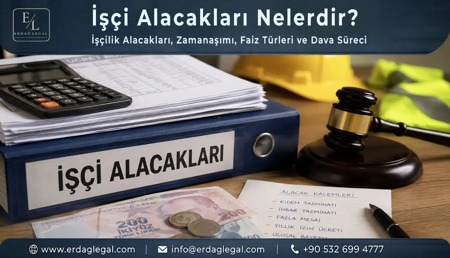 İşçi Alacakları Nelerdir? İşçilik Alacakları, Tazminatlar ve Dava Süreci