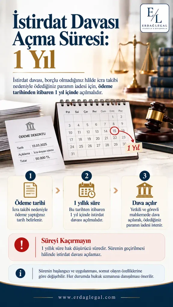 İstirdat Davası Açma Süresi: 1 Yıl